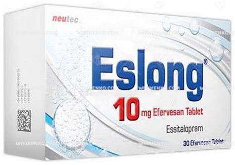 Novitas İlaç Eslong 10 mg 90 Efervesan Tablet - Novitas İlaç ürünü