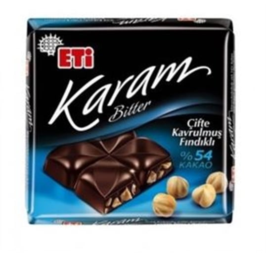 Eti Karam Bitter Çikolata 70 Gr - %54 Çk Fındık