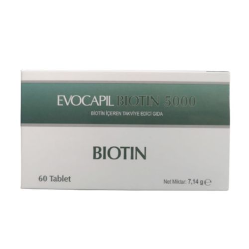 Evocapil Biotin 5000 Takviye Edici Gıda 60 Tablet - Evocapil ürünü