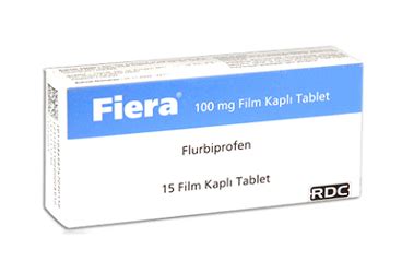 RDC İlaç Fiera 100 mg 15 Tablet - RDC İlaç ürünü
