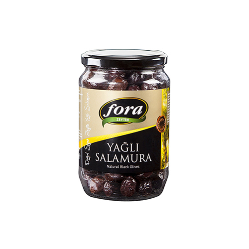 Fora Yağlı Salamura Doğal Siyah Zeytin (450 g) - Fora ürünü