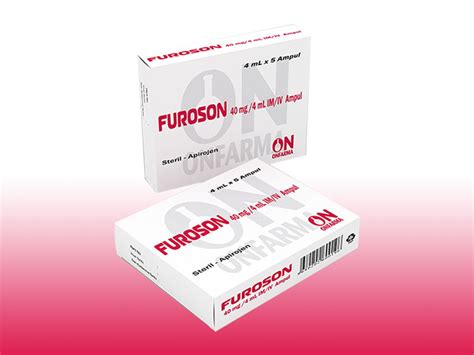 Onfarma İlaç Furoson 40 mg/4 ml 5 Ampül - Onfarma İlaç ürünü