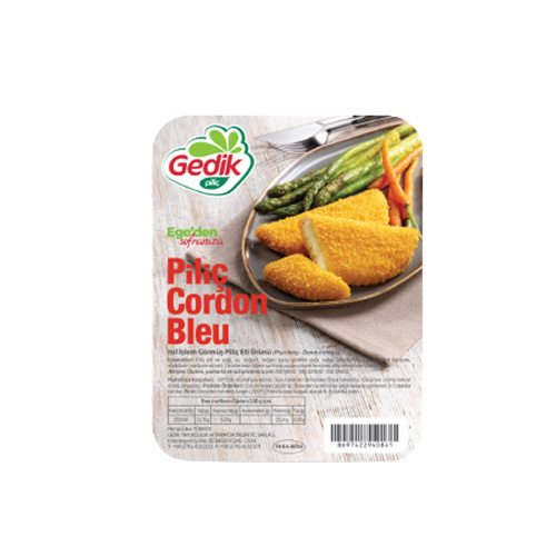 Gedik Tabaklı Pişmiş Piliç Cordon Bleu (285 g)