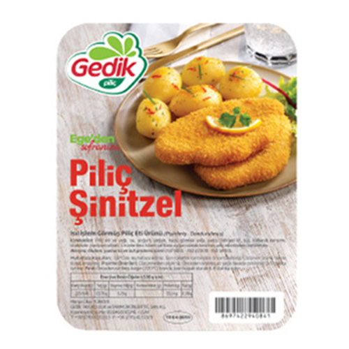 Gedik Tabaklı Pişmiş Piliç Şinitzel (300 g)