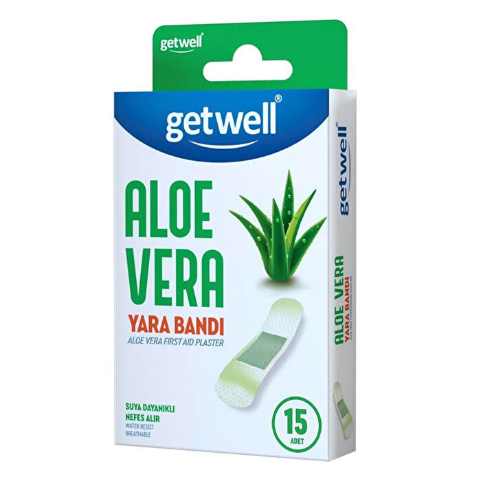 Getwell Yara Bandı Aloe Vera 15 adet - Getwell ürünü