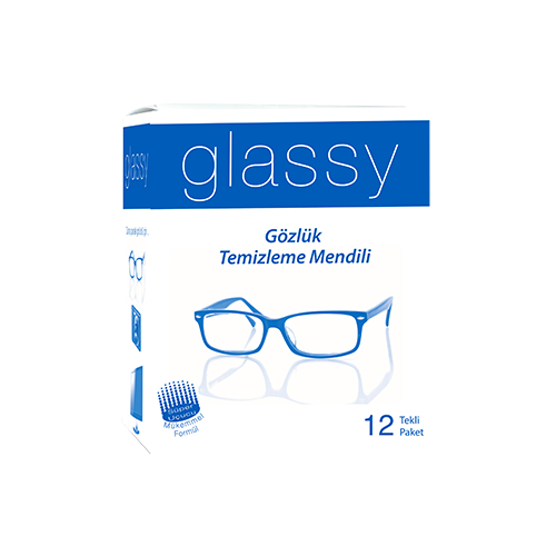 Glassy Gözlük Silme Mendili (12'li)