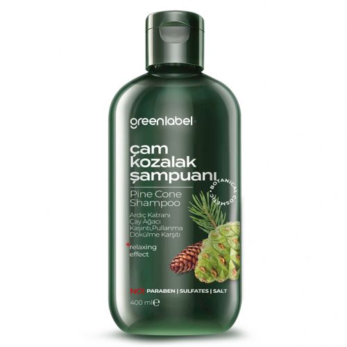 Greenlabel Çam Kozalak ve Çay Ağacı Şampuanı 400 ml