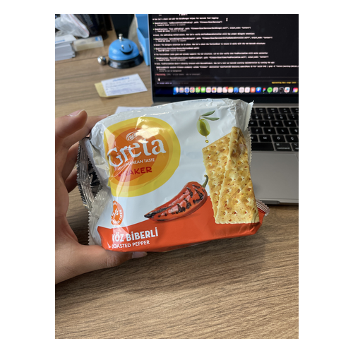 Greta Kraker Köz Biberli 120 g - Greta ürünü