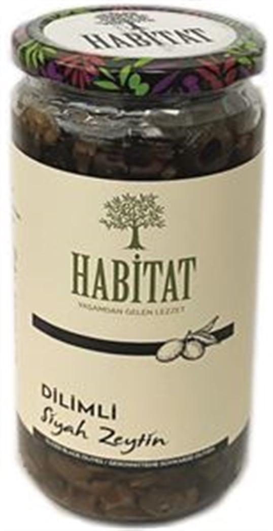 Habitat Siyah Zeytin 300 Gr - Dilimli - Habitat ürünü