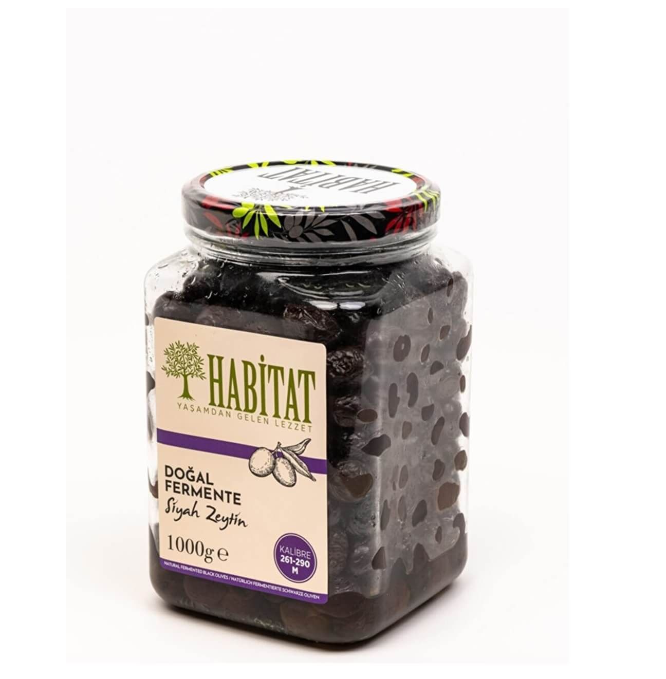 Habitat Siyah Zeytin Cam 900 Gr - Habitat ürünü