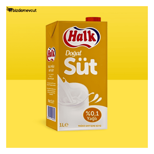 Halk Doğal Süt 1 Lt - Halk ürünü