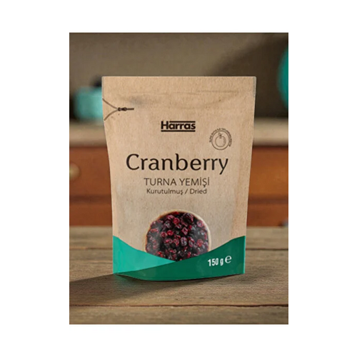 Harras Cranberry (Turna Yemişi) Kurutulmuş / Dried (150 g) - Harras ürünü