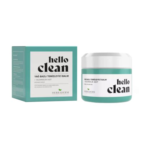 Herbaderm Hello Clean Yağ Bazlı Temizleyici Balm 100 ml | Gözenek karşıtı