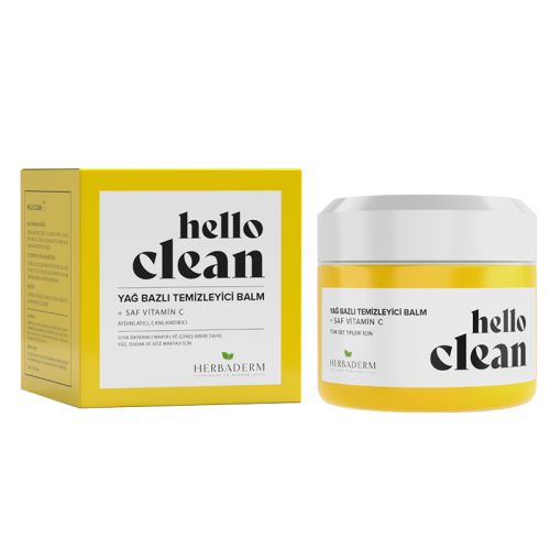 Herbaderm Hello Clean Yağ Bazlı Temizleyici Balm 100 ml | Saf Vitamin C
