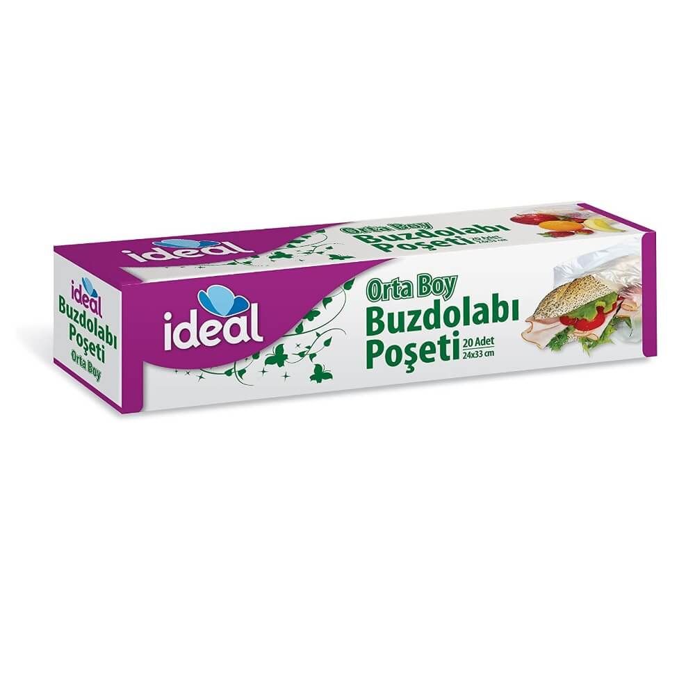 İdeal Orta Boy Buzdolabı Poşeti 20 Adet - Koroplast ürünü