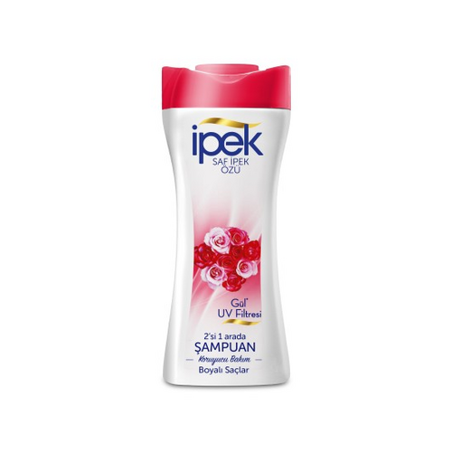 İpek Boyalı Saçlar için Şampuan 2'si 1 arada Gül Özlü 480ml - İpek Şampuan ürünü