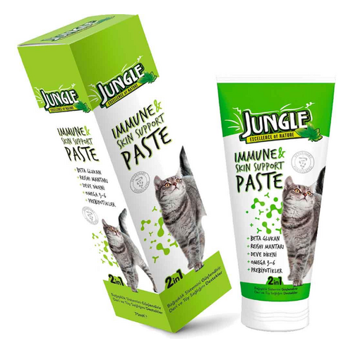 Jungle Cat Immune & Skin Support Kedi Macunu 75 ml - 6 Adet - Jungle ürünü