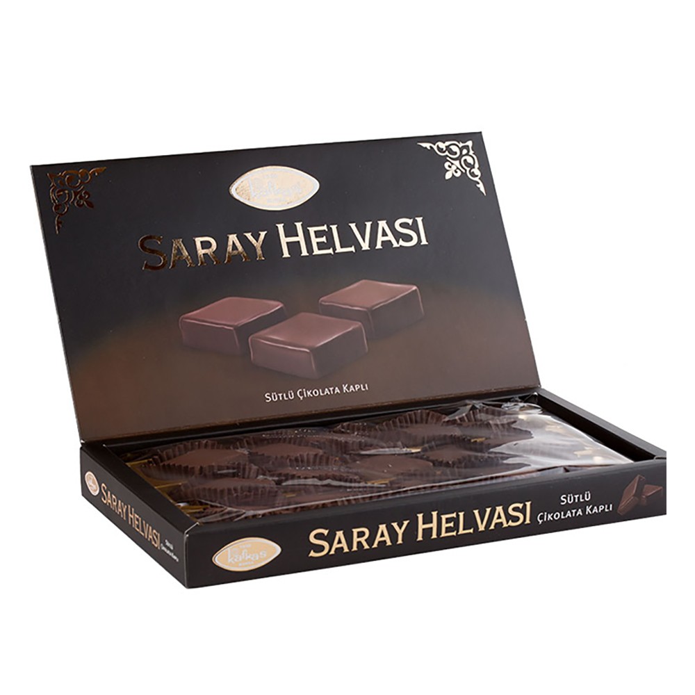 Kafkas Saray Helvası Çikolata Kaplı 350 Gr