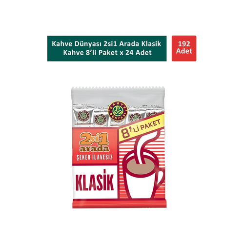 KAHVE DÜNYASI 2Sİ1 ARADA KLASİK - Kahve Dünyası ürünü