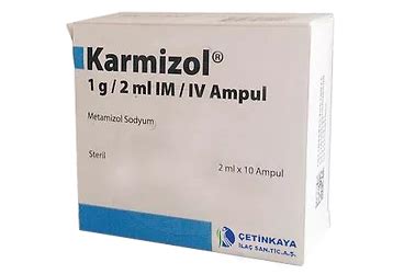 Karfarma Karmizol 1 g/2 ml 10 Ampül - Karfarma ürünü