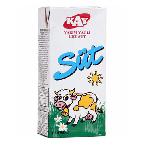 KAY YARIM YAGLI UHT SUT 1 LT