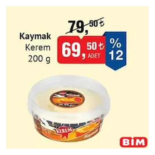 Kerem Kaymak 200 g (1 adet) - Kerem ürünü