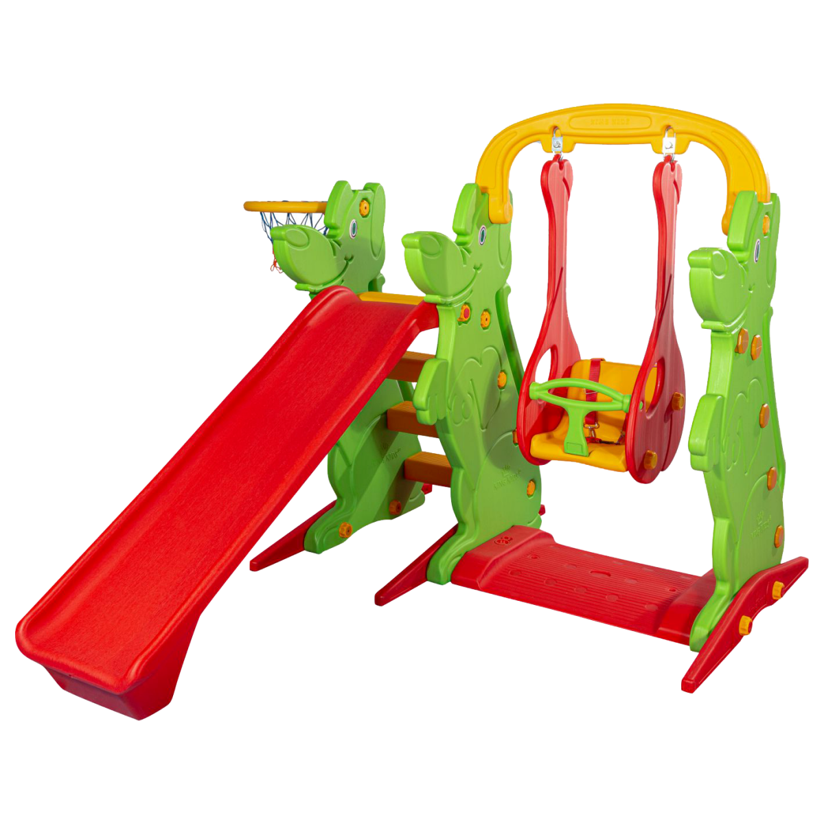 King Kids Kaydıraklı Salıncak Set A