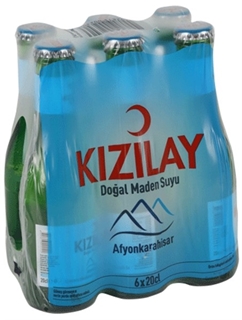 Kızılay Sodyumlu Bikarbonatlı Maden Suyu 6x200 Ml