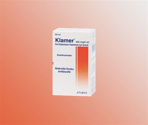 Atabay İlaç Klamer Şurup 250 mg 100 ml