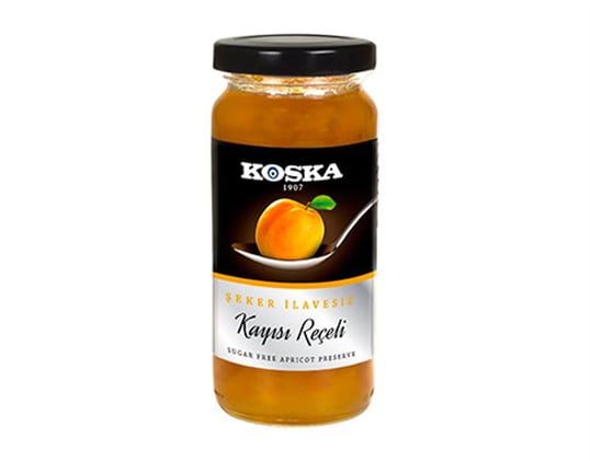 KOSKA REÇEL ŞEKER İLAVESİZ 290 GR - KAYISI