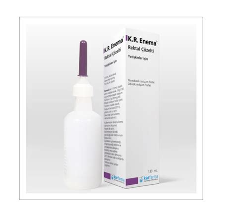 Karfarma K.R. Enema Tıbbi Laksatif Lavman 133 ml - Karfarma ürünü