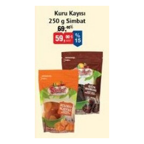 Kuru Kayısı – Simbat – 250 g - Simbat ürünü