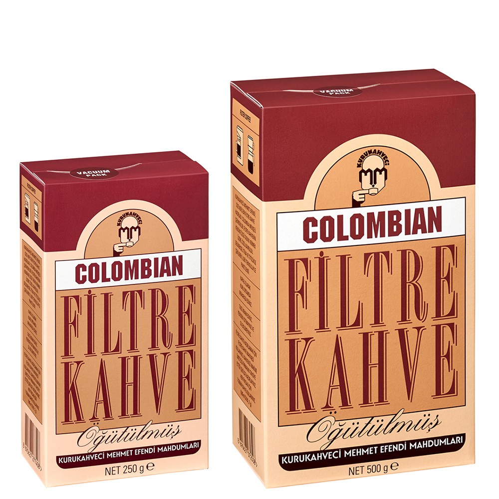 Kurukahveci Mehmet Efendi - COLOMBIAN FİLTRE KAHVE 250 / 500 g