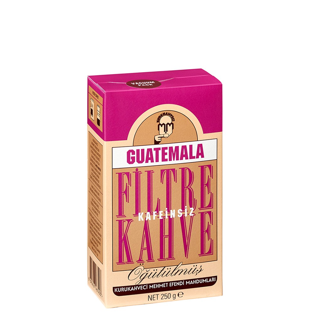 Kurukahveci Mehmet Efendi -  GUATEMALA FİLTRE KAHVE (KAFEİNSİZ) 250 g