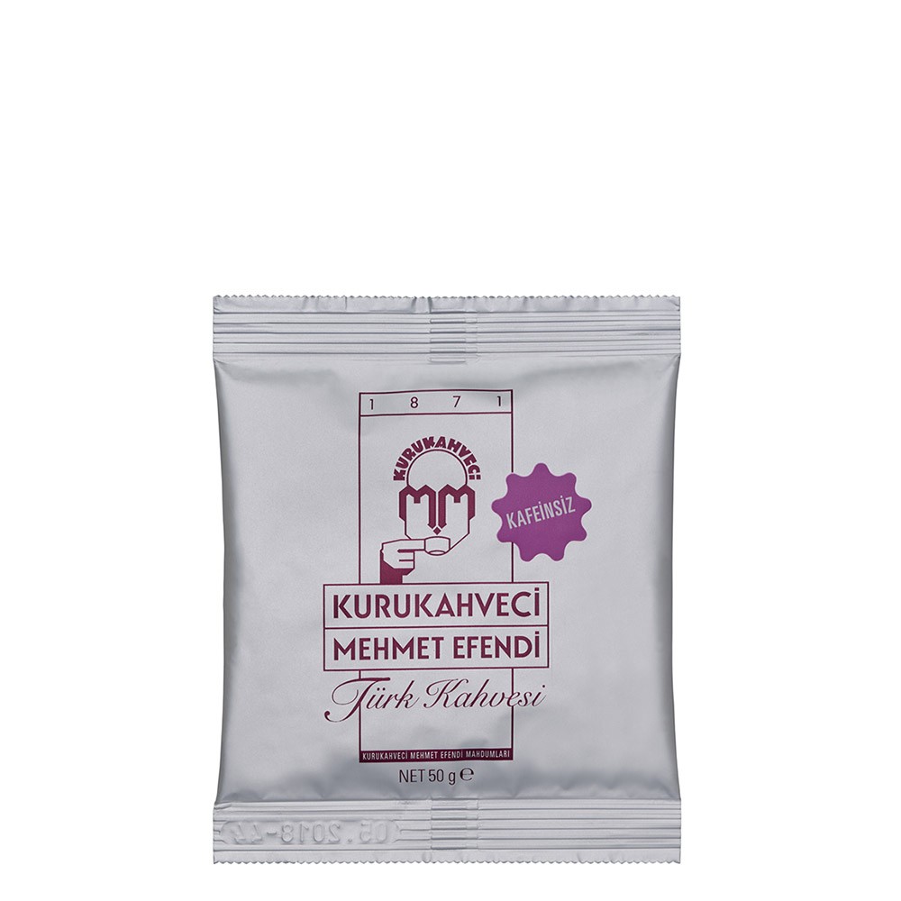 Kurukahveci Mehmet Efendi - TÜRK KAHVESİ (KAFEİNSİZ) 50 g