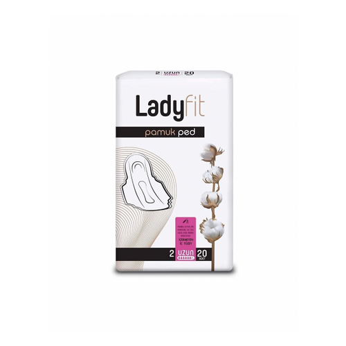 LadyFit Pamuk Ped Süper Uzun 20 li - Lady Fit ürünü
