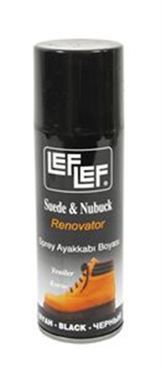 Leflef Siyah Nubuk-Süet Sprey 200 Ml