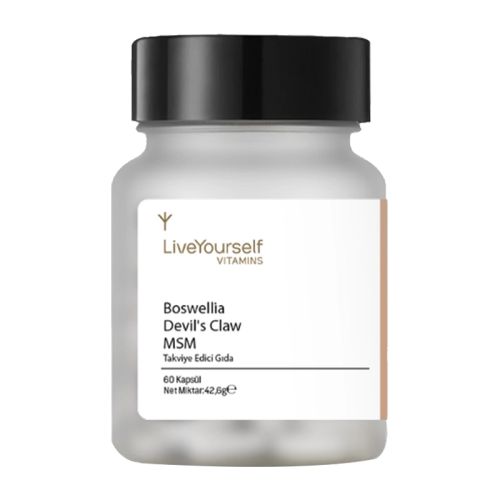 LiveYourself Boswellia Devil's Claw MSM Takviye Edici Gıda 60 Kapsül - LiveYourself ürünü