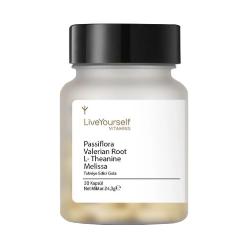 LiveYourself Passiflora Valerian Root L-Theanine Melissa 30 Kapsül - LiveYourself ürünü