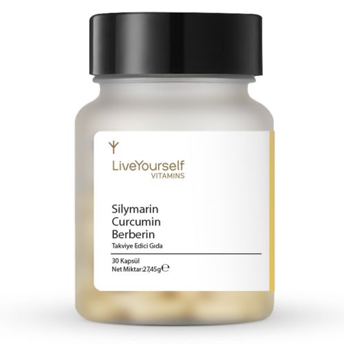 LiveYourself Vitamins Silymarin Curcumin Takviye Edici Gıda 30 Kapsül - LiveYourself ürünü