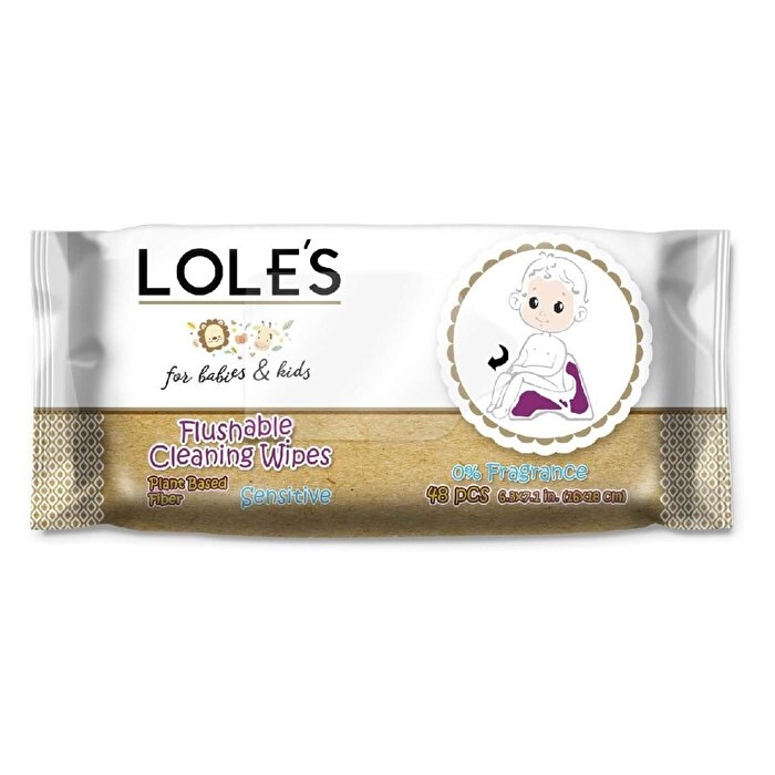 Lole's Bebek Flushable Islak Mendil 48'li - Lole's ürünü