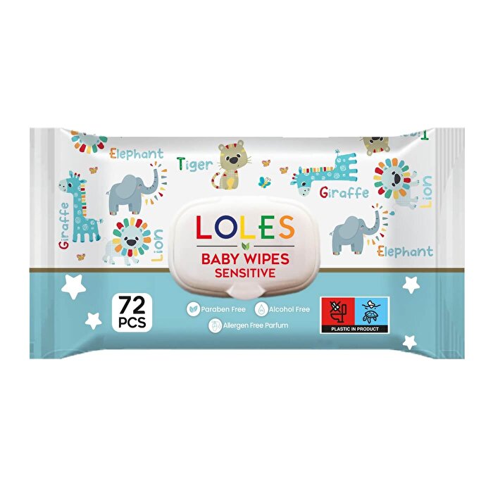 Lole's Bebek Sensitive Islak Mendil 72'li - Lole's ürünü