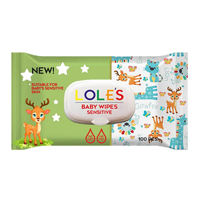 Lole's Islak Mendil Baby Sensitive 100'lü - Lole's ürünü