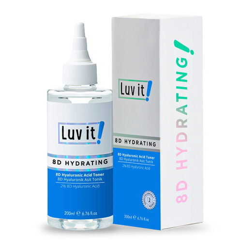 Luv it 8D Hydrating Hyaluronic Acid Toner 200 ml - Luv it! ürünü