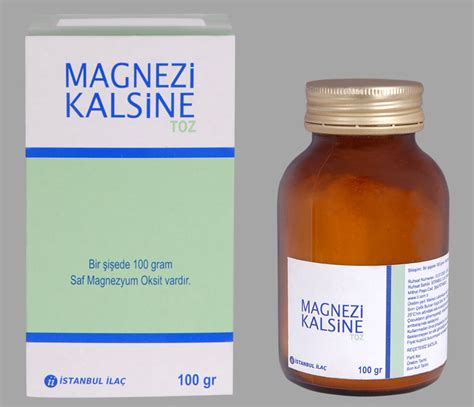 İstanbul İlaç Magnezi Kalsine 100 g 70 g Toz - İstanbul İlaç ürünü