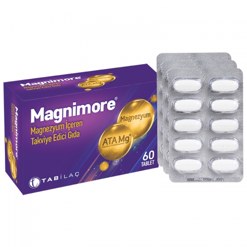 Magnimore Magnezyum İçeren Takviye Edici Gıda 60 Tablet