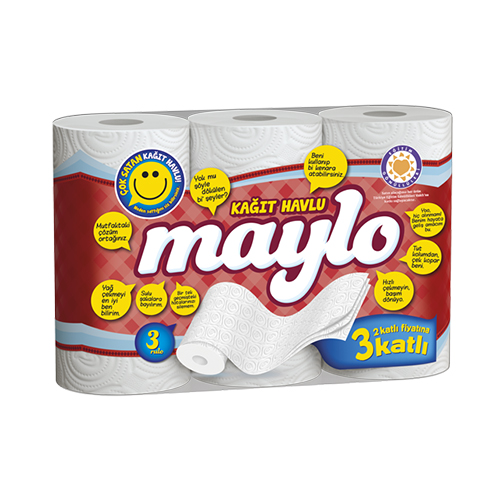 Maylo 3 Katlı Kağıt Havlu (3'lü)