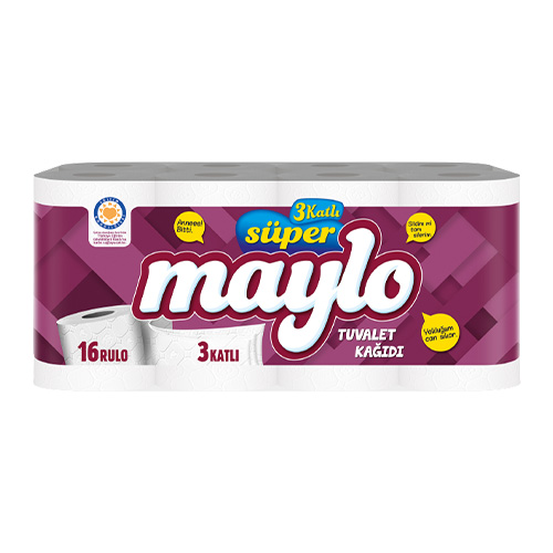 Maylo 3 Katlı Tuvalet Kağıdı (16'lı)