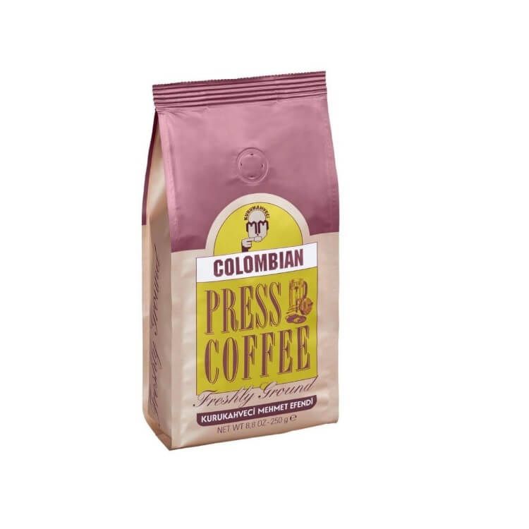 Mehmet Efendi Colombian Press Coffee 250 Gr