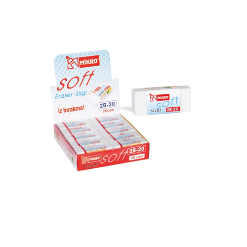 Mikro 2b-20 Beyaz Nano 20 Li Silgi - Mikro ürünü